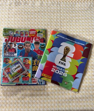 Lote Jugon 231 + Álbum Mundial 2026 Panini