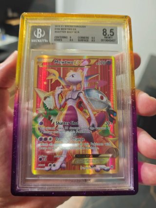 Mewtwo EX Beckett 8.5 XY Breakthrough