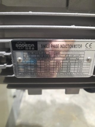 Motor extractor humos y gases