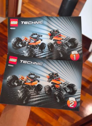 LOTE de LEGO Technic (42034, 42001, 42020)