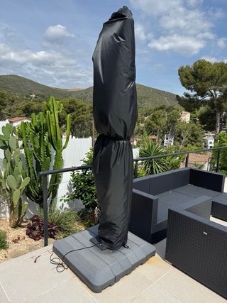 Parasol Naterial Sonora Beige 282x391cm