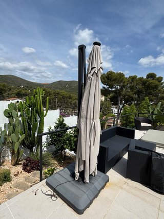 Parasol Naterial Sonora Beige 282x391cm