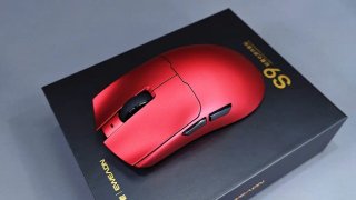 Ratón EWEADN S9 Ultra Rojo