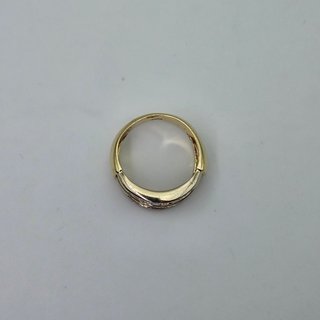 Anillo de Oro 18K, carrilera triple, 7,95gr, T-18