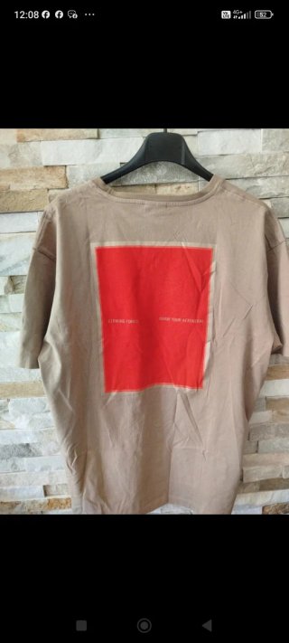 Maglietta Zara Beige Taglia M
