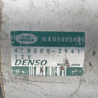 MOTOR ARRANQUE LAND ROVER LAND ROVER RANGE ROVER (L322) 2002-2012