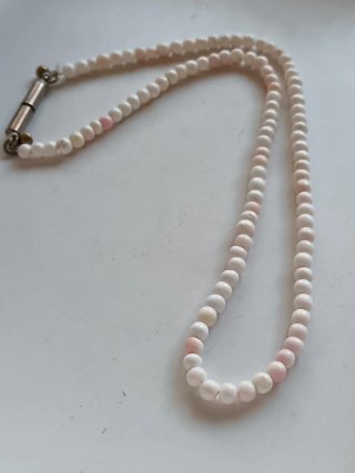 Collana corallo rosa d'epoca