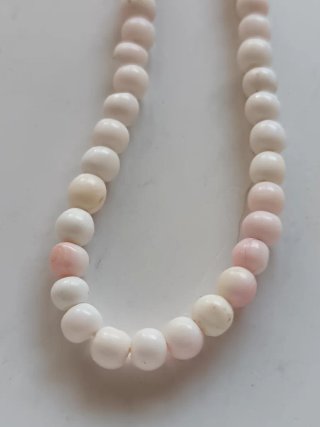 Collana corallo rosa d'epoca