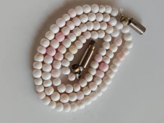 Collana corallo rosa d'epoca