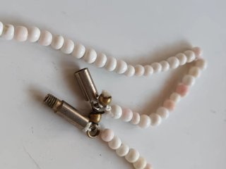 Collana corallo rosa d'epoca
