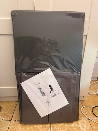 Cajonera de tela gris