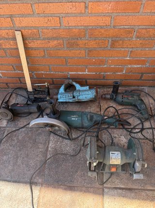 Taladro, radiales, esmeril y tornillo