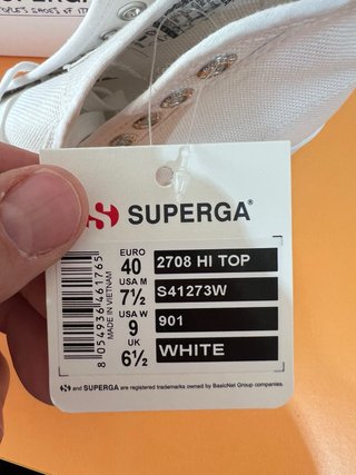 Superga Blancas Talla 40