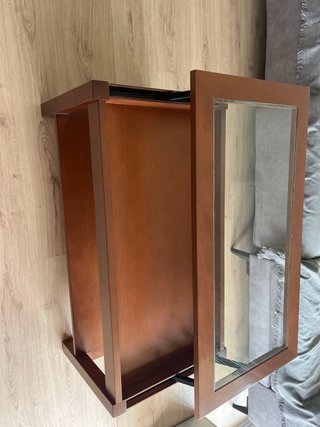 Mesa de centro madera y cristal