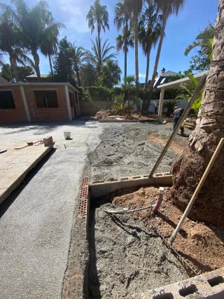 Hormigón impreso para exteriores