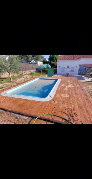Hormigón impreso para exteriores