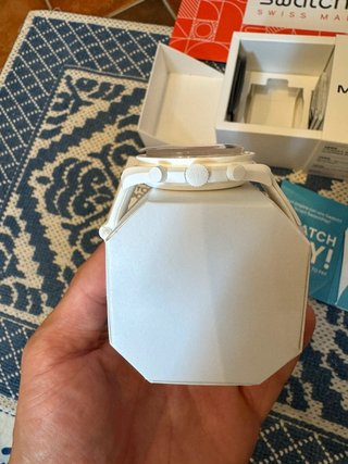 Swátch x Ómegá      Snoopy     blanco