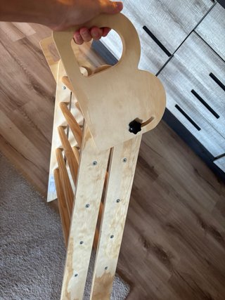 Triangolo Pikler in legno pieghevole