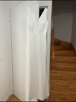 Vestido de Novia Talla L Blanco sin uso