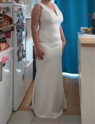 Vestido de Novia Talla L Blanco sin uso