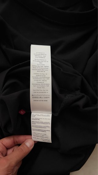 Camiseta Gucci Negra Logo Bordado Original