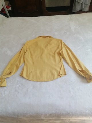 Blusa Banana Republic Seda Amarilla/mostaza T. XS