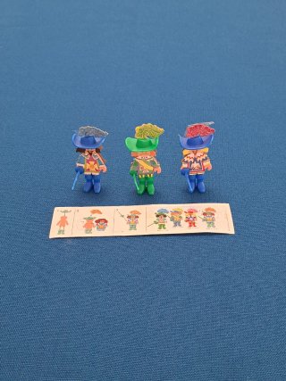 Kinder Sorpresa Moschettieri K92 nr.112,114,115