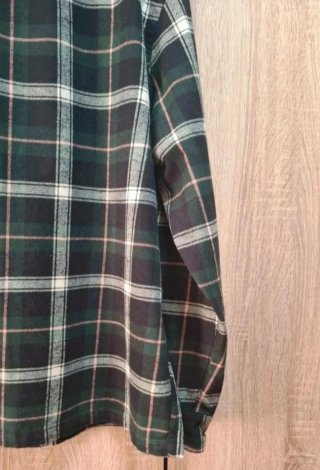 Camisa cuadros leñador H&M Relaxed Fit XL