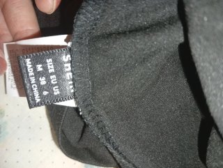 Camiseta negra con encaje .SOLO ENVIOS