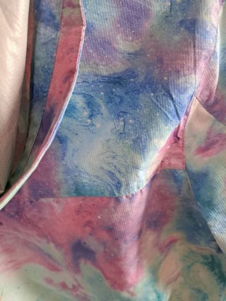 Chubasquero estampado multicolor Talla XS