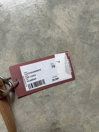 Cinturón 100% piel marca Trucco nuevo
