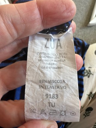 Camiseta Zua rayas manga larga volantes