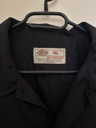 Camisa Dickies Negra Talla XXL