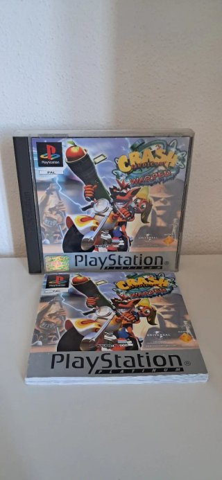 Crash Bandicoot 2 & Warped PS1 Platinum