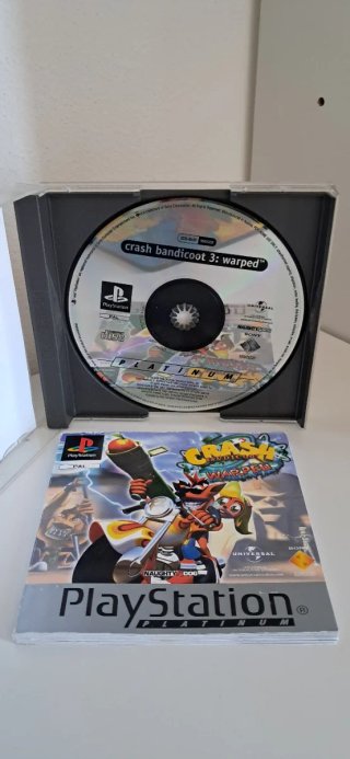 Crash Bandicoot 2 & Warped PS1 Platinum