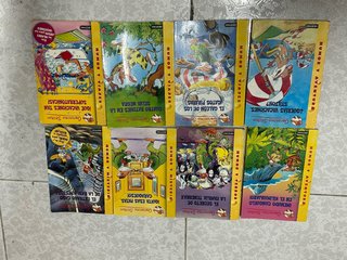 Lote 8 Libros Geronimo Stilton