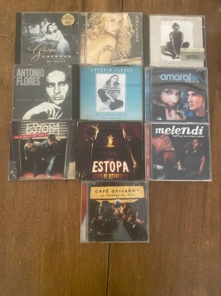 Lote 10 CDs Música Variada Pop/Rock Latino