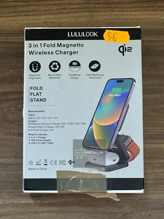 Stazione di ricarica LULULOOK Qi2 Mag-Safe 15W