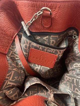 Bolso bandolera Lamarthe terracota.