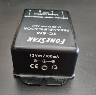 Fonestar TC-6M Preamplificador Micro Aux