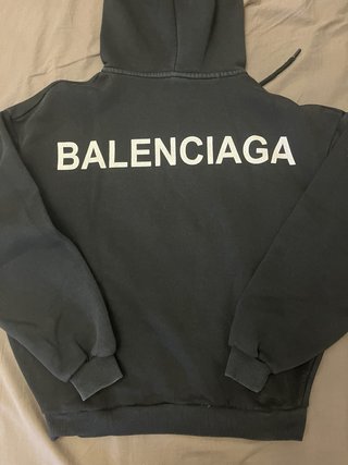 Sudadera Balenciaga Negra Logo Talla S