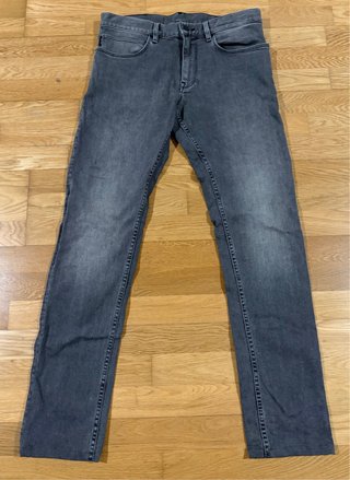 Pantalones Jeans Calvin Klein Hombre Gris Stretch.