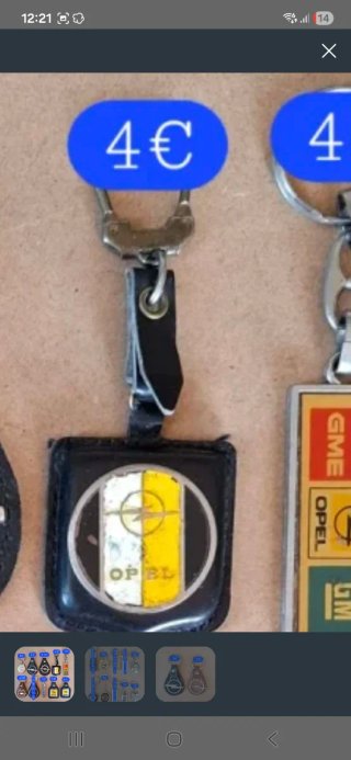 Lote 7 Llaveros Opel liquidacion