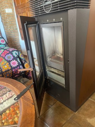 Estufa Pellet 14 kW Doble Tubo