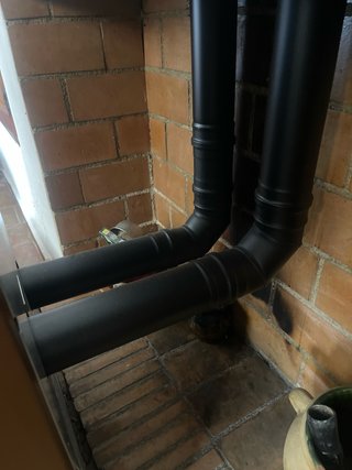 Estufa Pellet 14 kW Doble Tubo