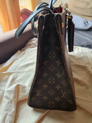 Bolso Louis Vuitton Marrón y Rojo Nuevo