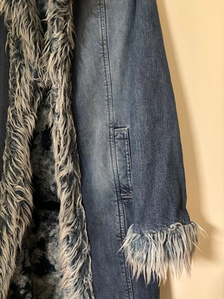 Abrigo vaquero vintage Y2K/90s mujer