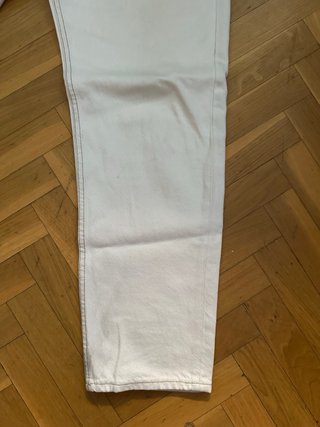 Pantalón vaquero blanco Pull&Bear