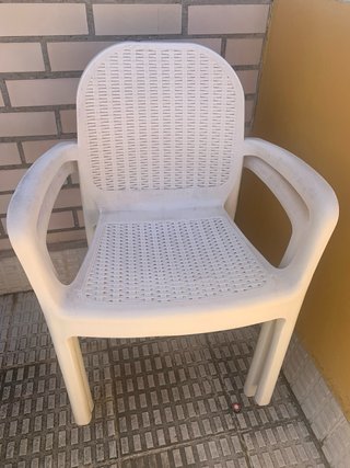 Sillas de terraza apilables de plástico