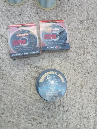 52 Bobinas Hilo Pesca Variado